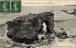 CPA Prefailles der hohle Felsen