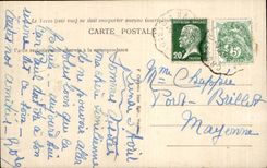 CPA Pouliguen the old cross of Penchateau