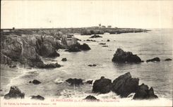 CPA Pouliguen Rocks of the great dimension