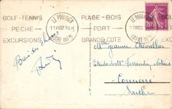 CPA Pouliguen beach of Pouliguen and beach Benoit