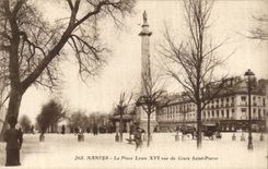 Nantes CPA the place Louis XVI sight of the course St Pierre