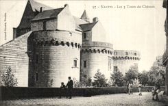 Nantes CPA three Tours of the castle