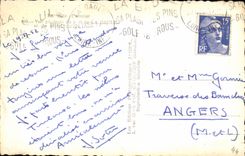 CPA View of the port of Baule and Pouliguen