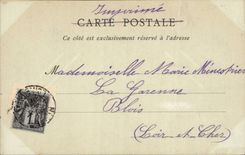 CPA Nantes the castle Frontage on the court