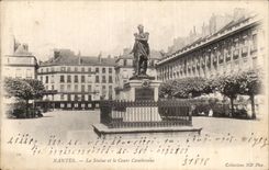 CPA Nantes Statue and the CAmbronne course