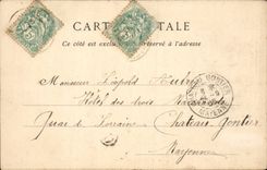 CPA Nantes Statue and the CAmbronne course