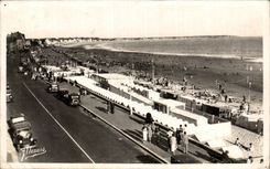 CPA Baule on sea View of the beach