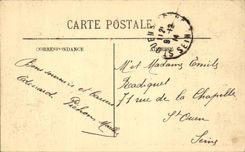 CPA Nantes the place of the trade and the quays Train