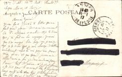 CPA Nantes Statue of dead CAmbronne has Nantes in 1842