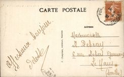 CPA Pornic Cormier Felsen des Masses nah an dem Hafen