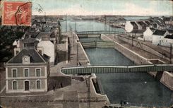 CPA St Nazaire View of the port taken of the news Entering