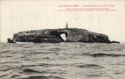 CPA Pouliguen Pierre bored seen of the dimension