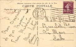 CPA Nantes the bridge has transporter Depart of a bee