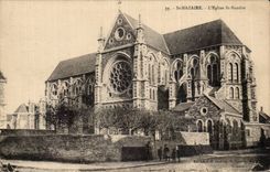 CPA St Nazaire the church St Nazaire