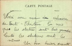 CPA Calvaire of Pontchateau Jesus nails the Cross