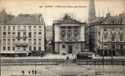 CPA Nantes the post office building Brancas Quay