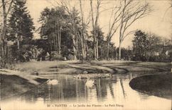 CPA Nantes the botanical garden the small pond