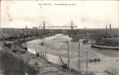 CPA Nantes View of the port