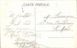 CPA Nantes the castle Entering