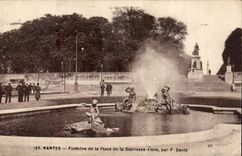 Nantes CPA Fountain of the place of the duchess Anne By F David