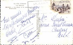 CPSM La Baule the beach and the new Boulevard