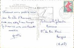 CPSM La Baule the most beautiful beach of Europe