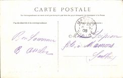 CPA von Str Nazaire in Croisic durch Meer der Felsen von Pierre gebohrt hat niedrige Gezeiten