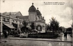 CPA La Baule Esplanade and gardens of the casino