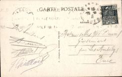 CPA La Baule Esplanade and gardens of the casino