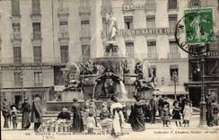 CPA Nantes monumental Fountain of the Royal pace Very nice shot