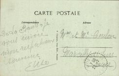 CPA Pouliguen On the dimension Gorges between rocks