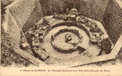 CPA Abtei von Str Maur das nymphee D ela Landhaus-Gallo rimaine von Florus