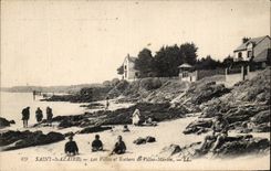 CPA Saint Nazaire villas and rocks of Martin Cities