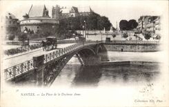 Nantes CPA the place of the Duchess Anne