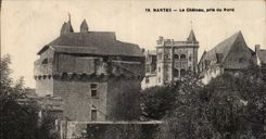 CPA Nantes the castle taken of north