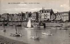 CPA Pouliguen the port and the quay