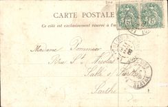 Von Pouliguen in Croisic - Salzwasser Sumpfe - CPA