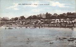 Prefailles - Plage a maree montant - CPA 