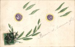 Blumen - Blumen - subtiler Ganseblumchenentwurf - CPA