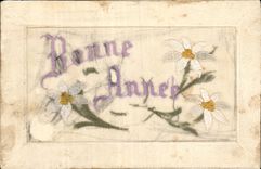 Blumen - Blumen - empfindliche genahte Ganseblumchen CPA