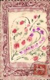 Blumen - Blumen - Victorian paisely und gebluhter Entwurf - CPA
