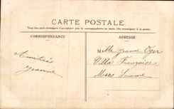 Blumen - Blumen - gutes Festival - geformtes Blatt des Herzens - CPA