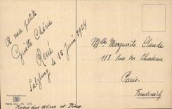 Blumen - Blumen - Blumenstrauss mit Bumsennadeln - CPA