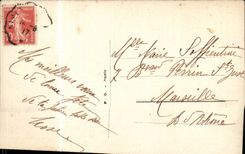 Blumen - Blumen - Vogel - Vogel - CPA Schwalbe