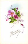 Blumen - Blumen - recht wenig Blumenstrauss - CPA