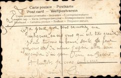 Blumen - Blumen - sehr Victorain Bild - Freundschaften - CPA