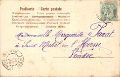 Blumen - Blumen - Rosen und Goldgitter - CPA