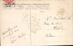 Bluht - Blumen - kunstlerischen Blumenblumenstrauss - CPA