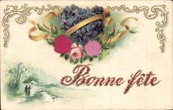 Blumen - Blumen - Blumenblumenstrauss - gutes Festival - Victorian - CPA