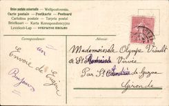 Bluht - Blumen - Tennisschuhe weg von den Blumen - Victorian - CPA